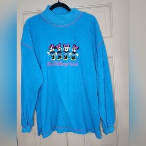 Vintage Disney Minnie Mouse blue sweatshirt size large